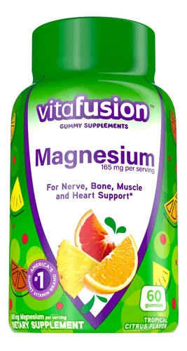 Suplemento Vitafusion Magnesium Gummy 60 Unidades