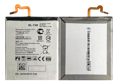 Bateria Para LG K51s K41s K60s K60 Bl-t49 Garantia 12 Meses