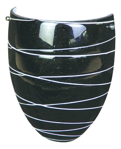 Arbotante Cristal 886 Laiting Iluminación Negro