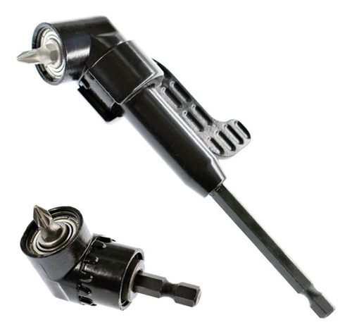 Adaptador De Taladro En Ángulo Recto De 1/4 Pulgadas Largo
