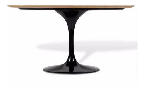 Mesa De Jantar Saarinen Oval 198x122 Cm Freijó preto