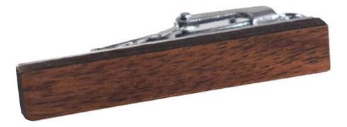 Modern Wood Tie Clip In Stylish Copper Design