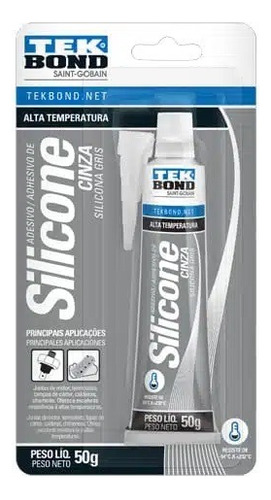 Tekbond Sellador Neutro Alta Performance Gris X 70 Gramos