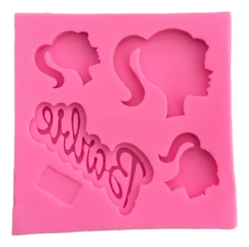 molde silicona Barbie Letras Silueta ref 2205