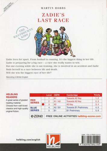 Zadies last race, de Hobbs, Martyn. Editorial Helbling Languages, tapa blanda en inglés, 2020
