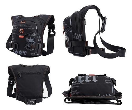 Piernera Motociclista Muslera Repartidor Deportiva Multiusos Color Verde Diseño