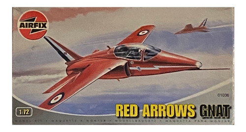 Avion A Escala Red Arrows Folland Gnat. Airfix