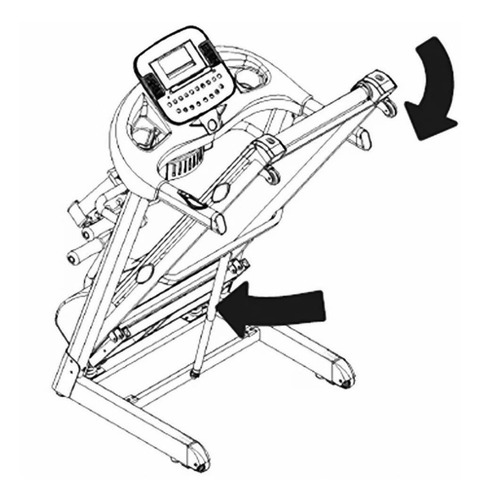 Imagen 5 de 7 de Caminadora eléctrica Expert Fitness 3hp con pulsómetro 220V negra