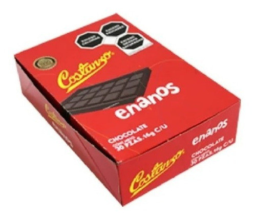 Riquísimos Chocolates Costanzo Enanitos Caja C/30