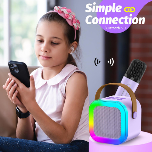 Karaoke Microphone Machine Toy Outuvas Kids 4-12 Years Old
