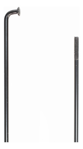 Rayo Para Bicicleta 14g X 245mm Negro Con Niple R24 Mariluz
