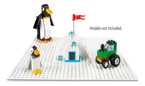 Kit De Construcción Cuadrado Lego Classic Color Blanco 11026 1