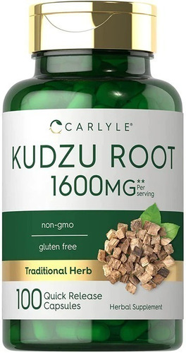 Carlyle | Kudzu Root | Raíz De Kudzu | 1600mg | 100 Capsules