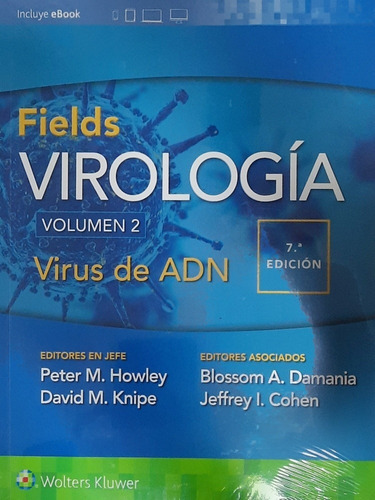 Fields Virología Volumen 2 Virus De Adn 7ed Nuevo Envíos