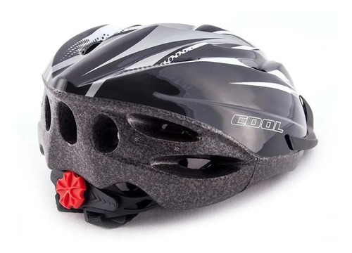 Imagen 2 de 3 de Casco Bicleta Gris Negro Unisex Rcmdr