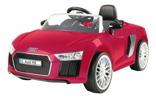 Carro a bateria para crianças Xalingo Audi R8  cor vermelho 110V/220V