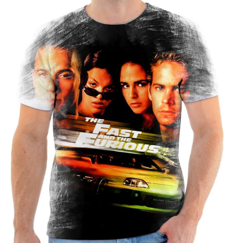 Camiseta, Camisa Personalizada Velozes E Furiosos Filme 2