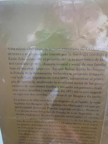 La Fortuna De Los Rougon / La Jauría Émile Zola Ed Alba