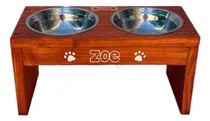 Comprar Comedero Elevado Perro Gato. Incluye Nombre+platos.