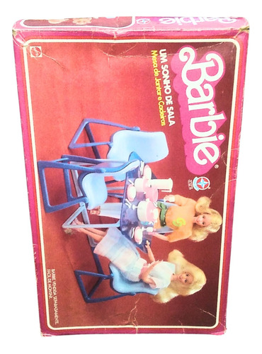 Barbie Um Sonho De Sala Da Estrela Mesa Jantar E Cadeiras