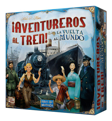 Juego De Mesa Asmodee Aventureros Al Tren La Vuelta Al Mundo