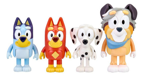 Set Figuras Bluey Escuela X 4 Und