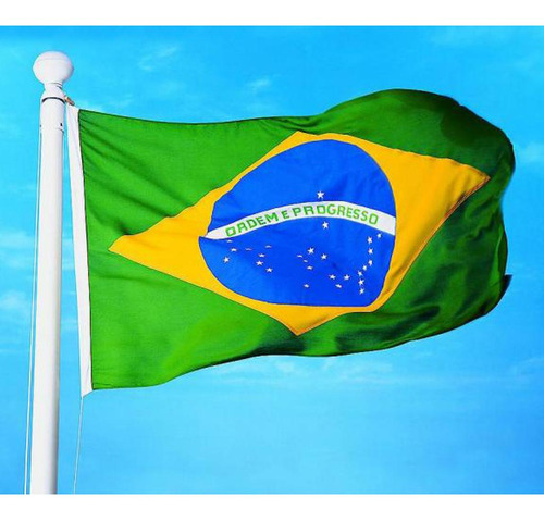 Bandera Brasileña De Nacional De 5ft X 3ft Brazil