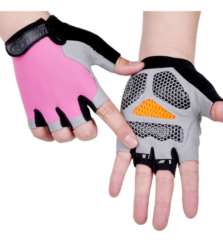Guantes De Medio Dedo Para Hombre Y Mujer, Antideslizantes,