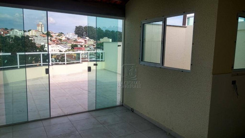 Cobertura Com 2 Dormitórios À Venda, 96 M² Por R$ 315.000 - Parque Oratório - Santo André/sp - Co1658
