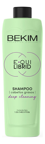 Shampoo Equilibrid X 1.2 L Cabello Graso Purificante Bekim