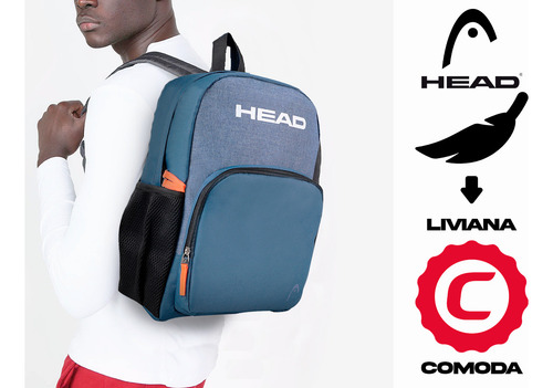 Mochila Urbana Deportiva Head Original Diseño Nuevo Unisex