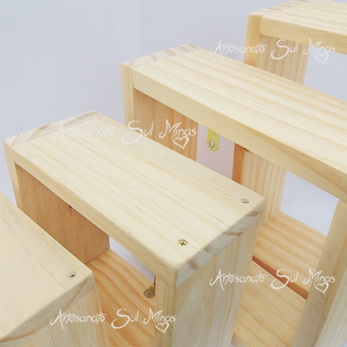 Kit Prateleiras Pinus Quarto Bebe Decoração