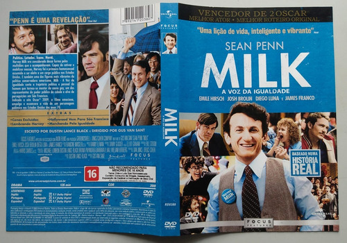 Milk A Voz Da Igualdade Dvd Harvey Sean Penn James Franco