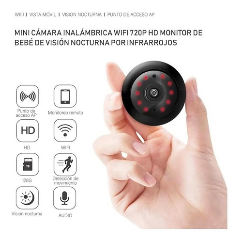 Imagen 3 de 9 de Camara Seguridad Exterior Wifi Hd Camara Ip Exterior Foco