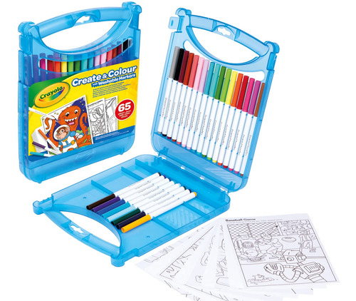 Crayola Super Tips - Estuche De Arte Para Colorear Supertips