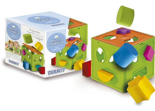 Juego De Encastre Duravit Cubo Didactico Planeta Juguete