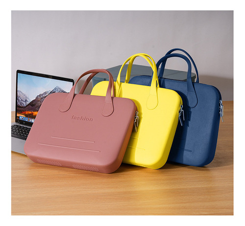 Bolso Colorido De La Computadora Del Silicón