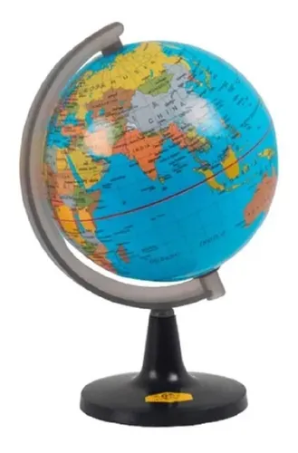 comprar Globo Terráqueo 23cm Altura Político Mundo Mapas Mapamundi