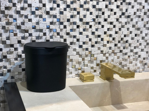 Imagen 6 de 7 de Cesto Plastico De Mesada Baño Escritorio Coza Palermo Centro