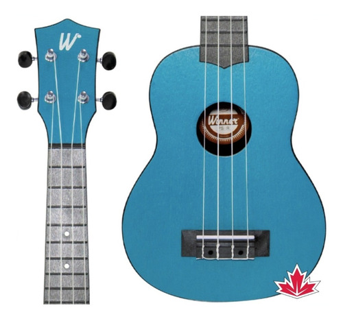 Ukulele Winner Soprano 21 Azul Blue + Capa 