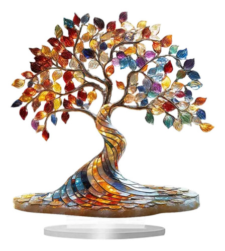 Letrero De Árbol Acrílico 2d, Decoración Artesanal,