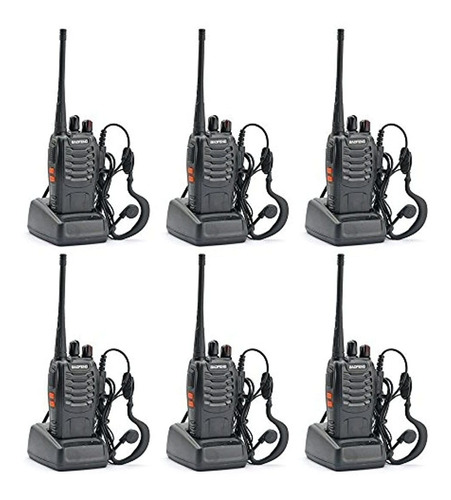 Radio Teléfono Baofeng Bf-888s 2 Vias Paquete X 6 Originales