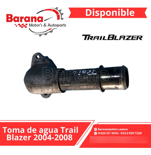Toma De Agua Trail Blazer 2004-2008
