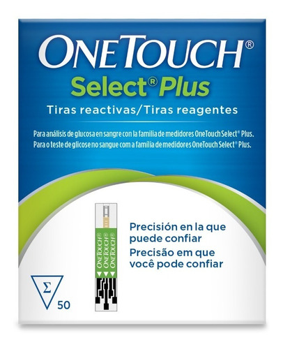 One Touch Select Plus Tiras Reactivas C/50