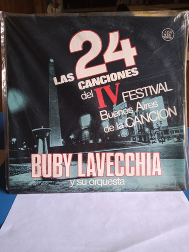Las 24 Canciones Del Festival Bs As De La Canción. Lavecchia (Usado)