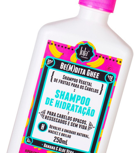 Lola Bemdita Ghee Shampoo Hidratante 250ml + Mascara 100gr