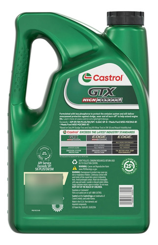 Castrol Gtx 5w-20 Aceite 4.73l
