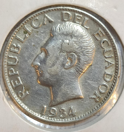 Moneda Un Sucre 1934 Ecuador 