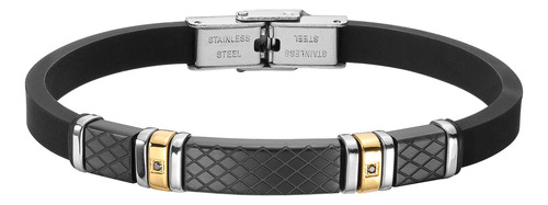 Pulsera Enso Para Hombre Emb158b Negro