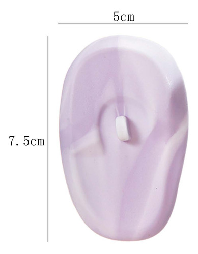 2 Protetores De Orelha De Silicone Para Violeta Claro